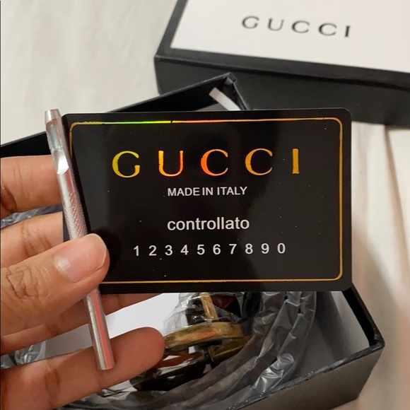 Black Gucci belt - Picture 3 of 5